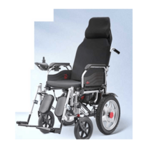 전동 휠체어 노인 장애인 경량 환자 접이식 보행차, 하이백 큰 바퀴 배터리 12A 21 30km
