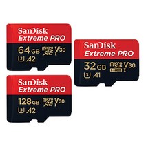 SanDisk Extreme Pro MicroSDXC 메모리 카드 128GB/SDSQXCD-128G-GN6MA/어댑터 포함/4K(UHD)촬영/UHS-I (U3) 667배속/마이크로
