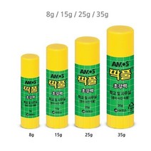 아모스 딱풀 고체풀##&8g/15g/25g/35g, 1개, 35g 딱풀$