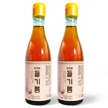 시장쏙 햇빛 전연화 들기름, 300ml, 2개