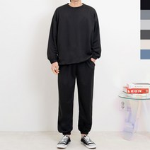 남자 밴딩 맨투맨 시원한바지 트레이닝복 운동복세트 치노팬츠 키플레이스진