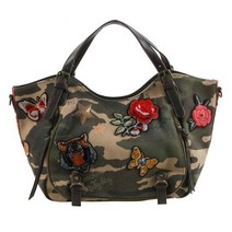 웨이스트백 허리쌕 가방 슬링백 크로스백 여성용 자수 프린트 핸드백 해외 무역 오리지널 싱글 D 시리즈 멀티 국가 바람 큰, 1