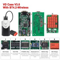 자동차진단기 자동차스캐너 차량 multidiag pro + v3.0 nec relays 2020.23 keygen obd2 자동 도구 트럭 블루투스 obd 2 인터페이스, vd 케이스 bt4.2