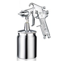 페인트 스프레이통 뿜칠 압력 압송기 페인트분사, 하부 포트 직경 1.0mm
