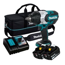 마끼다 DTW1002RTJ 18V 5.0Ah*2팩 충전임팩트렌치 12.7mm 1/2인치