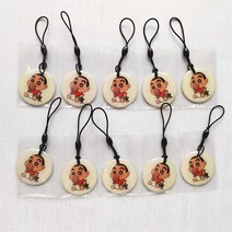 rfid 복사기 태그 스티커 복사 rf카드 여러 패턴 IC 13.56MHz UID 쓰기 가능 재기록 방수 Keyfobs 키 태그 변경 S50 1K RFID 펜던트 링 카드 10Pc, 10pcs type-I