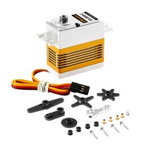 서보모터 방수 토크 브러시리스 모터 디지털 자동차 로봇 보트, 하늘색