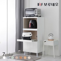 보루네오 레아 전자 렌지대 수납장 밥솥 레인지 오븐 에어프라이어 거래치대 장 선반 멀티 주방 부엌 가구 600, 민트