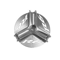 YAMAHA YZF R1 R3 R6 1998-2020 2015-2021 오토바이 CNC 엔진 오일 필러 캡 플러그 커버, 16 R6 Silver