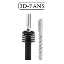 프린터부품 호환 세라믹 머드 파우더 압출기 8MM x 82MM 마이크로 스크류 스로트 피드 로드 3D 프린터 액세서리, [03] Cylinder