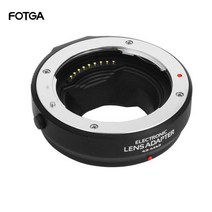 FOTGA 자동 초점 어댑터 링 4 분의 1 렌즈 올림푸스 파나소닉 마이크로 MMF3, 한개옵션0