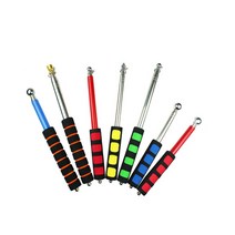 안테나지시봉 특대 7단 학습지도용 지시봉 지휘봉 볼펜형, 레드, 소프트손잡이(수퍼롱)