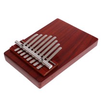 Kalimba 마호가니 엄지 피아노 아프리카 Kalimba Mbira 초급 어린이 키즈 뮤지컬 선물, 8 키, 설명