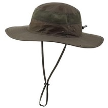 Connectyle 야외 메시 햇빛 차단 모자 넓은 챙 자외선 차단 낚시 하이킹 다크 그레이. Large-X-Large184466, Army Green