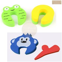 손끼임방지 문에 끼우는 문닫힘 방지 스펀지 스폰지 문쿵 문콕 어린이집, 개구리