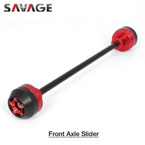 MT09 2021 리어 프론트 슬라이더 YAMAHA MT 09 MT-09 Tace 900GT 2022 9GT 9 오토바이 휠 프로텍터, Front Red