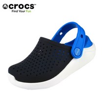 크록스 키즈 라이트라이드 클로그 네이비 205964-462