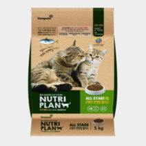동원 뉴트리플랜 플러스 대용량 전연령 고양이 사료 먹이 5kg 1개, 동원 고양이 사료 5kg 1개