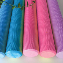 폼롤러 60cm 필라테스 목 등 어깨 펴기 마사지 요가 스트레칭 자세교정 뭉친근육 풀기, 퍼플