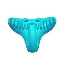 목 어깨 스트레처 이완제 경추 척추지압 요법 견인 장치 베개 통증 완화 정렬 선물, [07] cyan 135g B, cyan 135g B