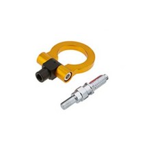 견인고리 자동차견인고리 튜닝 용품 1pcs 범용 후크는 아우디 용 메르세데스-벤츠 용 bmw에 적합 European 자동 트레일러 링 후크 눈 다채로운, 금