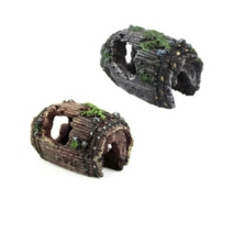 에이러블 수족관 조경 보물섬 어항 장식 2종 세트 B0044, 3세트