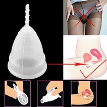 생리컵 생리컵추천 위생생리컵 재사용 가능한 소프트 컵 용 실리콘 월경 컵 큰작은 크기 3 색 여성 여성 위생 건강 관리 용품 도구, 분홍색, 작은