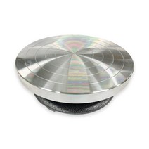 화인 알루미늄 손물레 250mm 300mm 국산 도자기 회전판 케이크 아이싱 물레 조소 도예 돌림판 공예 지점토 미니어처제작