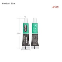 고온 및 저온 다목적 접착제 강력한 실란트 곰팡이 방지 방수 6g 12g 2 개 4 5 개, 01 6g 5pcs