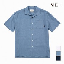[NII] 남성 쿨코튼 세미오버 반팔 셔츠_NNXNSWM3111