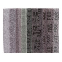 15 Pcs 125x70mm 메쉬 샌딩 페이퍼 연마 먼지 없음 Mirka Abranet 샌드페이퍼 후크 루프 디스크 80 -320 그릿 목재 자동차 용, 01 80