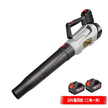 초강력 무선 낙엽송풍기 산업용 가정용 휴대용 브로워 제설 충전식, 20V 일반 리튬충전기형+배터리 2개