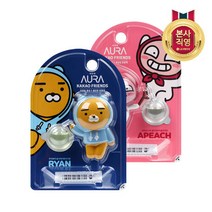 아우라 카카오 차량용 통풍구 방향제, 없음, 1개