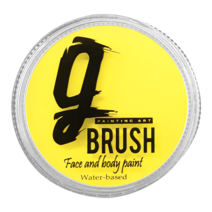 에어공방 아트 지브러쉬 페이스 바디 페인팅 특수 분장 수성 물감 색상 아트마스크 메이크업 고체 uv 형광 컬러 30g(형광 옐로우), 형광옐로우