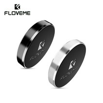 Floveme 원형 플랫타입 다용도 마그네틱 자석 거치대, Floveme플랫타입자석, 실버, Floveme플랫타입자석:실버