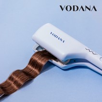 보다나 트리플 플로우 물결고데기 프리볼트 40mm 크리미블루