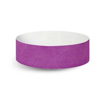 [핸드링몰] 입장권팔찌 종이팔찌 손목밴드, 1개, 퍼플