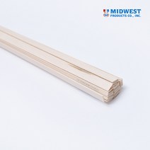 바스우드(Basswood) 각재 1.0x9.5x610mm 1팩(36개입)