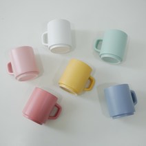 솜키스트 색종이 무광 머그컵 350ml, 1개입, 진핑크