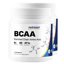 뉴트리코스트 BCAA 수박 맛, 471g, 2개