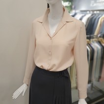 리스트 봄 50% 구김없는 버튼다운 쉬폰 베이직 데일리 블라우스 TWWSTN52020 - LB