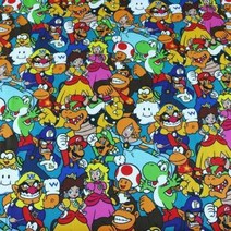 구지포 부직포 구직포 50x140cm 마리 게임 만화 100 코튼 패브릭 재봉 재료 퀼트 패치 워크 바느질 Diy 수제 가방, 22+50x140cm