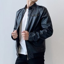 남성 라이더 바이크 레더자켓 점퍼