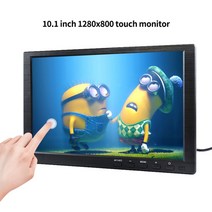 10인치모니터 듀얼모니터 자동차 후방 모니터 휴대용 10.1 인치 hd lcd 터치 가, 1280x800 터치