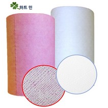 미트페이퍼 고기해동지 물기제거 회닦는종이 업소용 푸드페이퍼, 핑크, 2롤