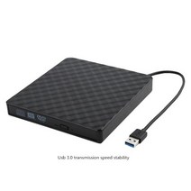 씨디롬 CD롬 외장 DVD ODD 노트북 CD 리더기 usb 3.0 외부 dvd 버너 라이터 레코더 dvd rw cd 라이터 휴대용 광학 드라이브 버너 리더 플레이어 트레이, 협력사, 검은 색