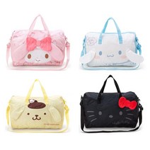 여행 가방 산리오 마이멜로디 접이식 방수 시나모롤 대용량 수납 폼폼푸린 캐리어 래버 헬로키티 핸드백