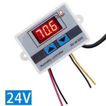 XH-W3005 디지털 습도 조절기 습도 컨트롤러 레귤레이터 습도계 실내 실외 습도계 수분 감지기 모니터, 24V, 협력사