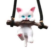 자동차 실내 장식 룸미러 차 내부 꾸미기 고양이