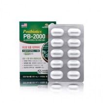 USA PB-2000 포스트바이오틱스 유산균골드(500mgx60캡슐) 유산균 생균 100억마리, 상세페이지 참조, 상세페이지 참조